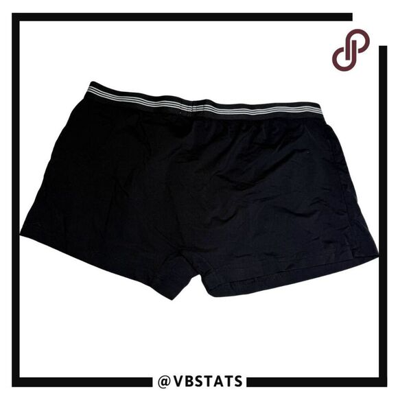 Papi Men's Nylon Blend Microfiber Stretch Trunk Boxer Brief Black Medium - Picture 2 of 5